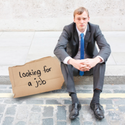 out of work male