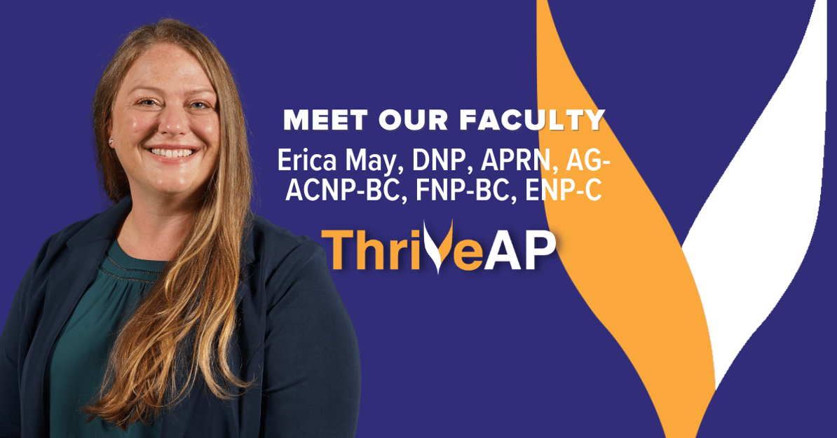 Erica May, DNP, APRN, AG-ACNP-BC, FNP-BC, ENP-C